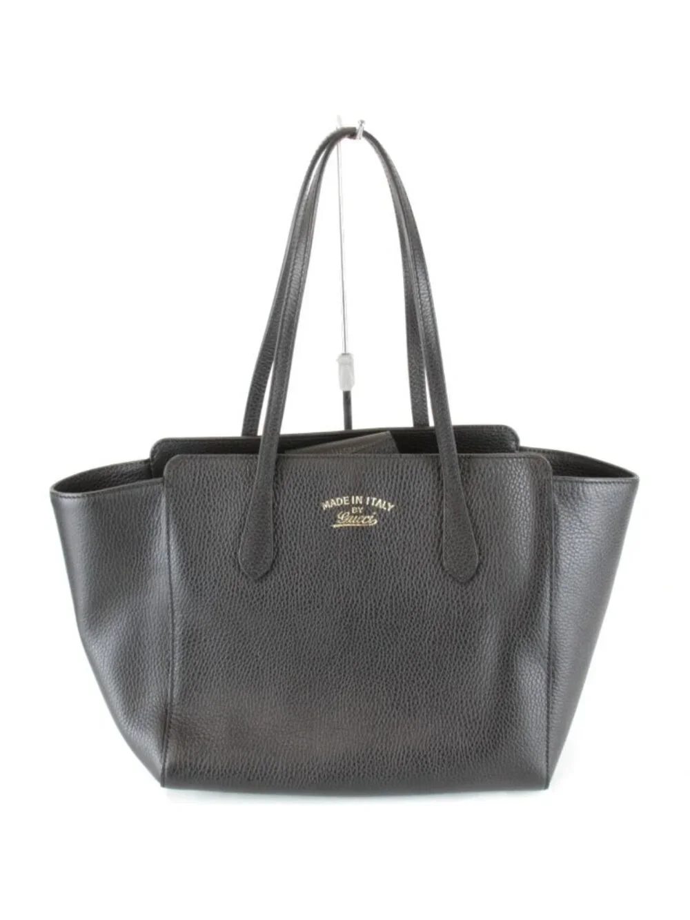 Gucci Tote Bag Leather Black